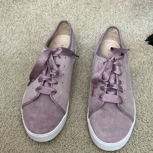 Vionic Mauve Suede Sneakers